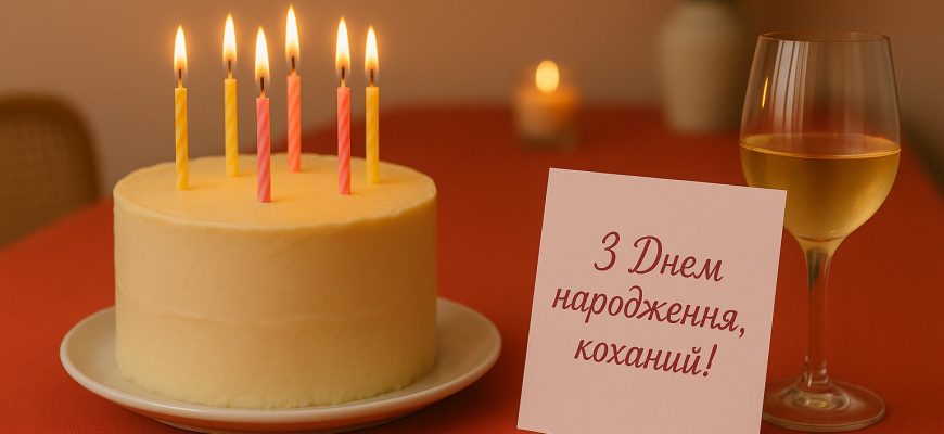 привітання коханому з днем народження