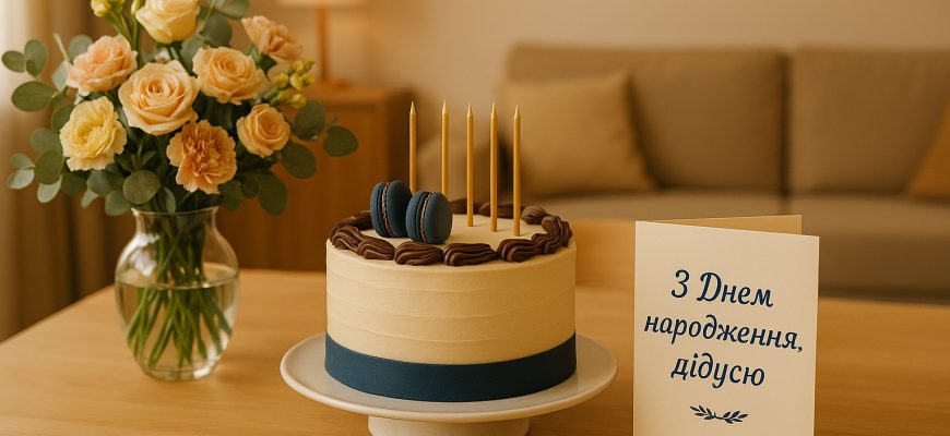 привітання з днем народження дідуся картинка