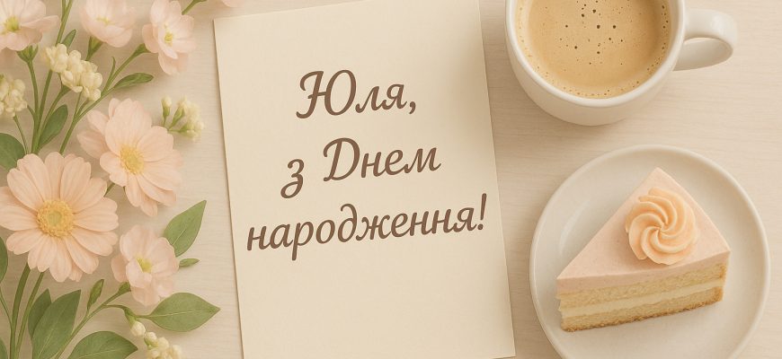 З Днем народження, Юля