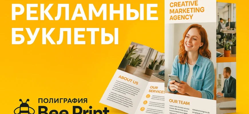 Печать буклетов